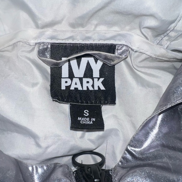 Ivy Park Metallic Crop Jacket, Small - Picture 11 of 14